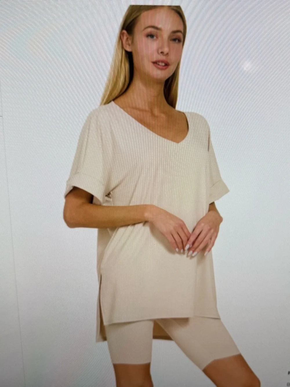 MTMP-57032 SB Zenana Brushed DTY Microfiber Top&Biker Shorts Set Various Sizes